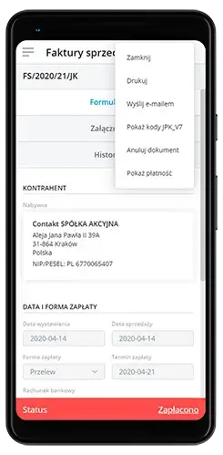 Wystawianie faktur online
